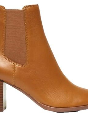Madewell Tan Leather Chelsea Boot